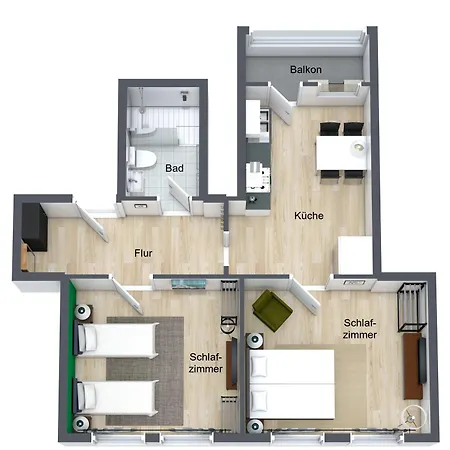 Berg Ruettenscheid, Netflix, Nahe Messe, Klinikum Apartment Essen